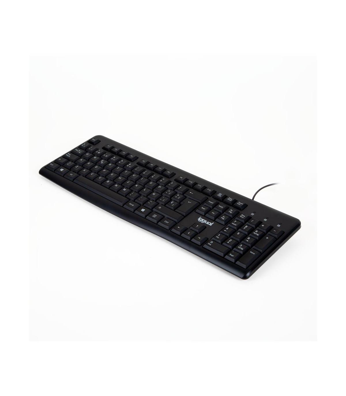 iggual Teclado estándar CK-BASIC2-105T negro