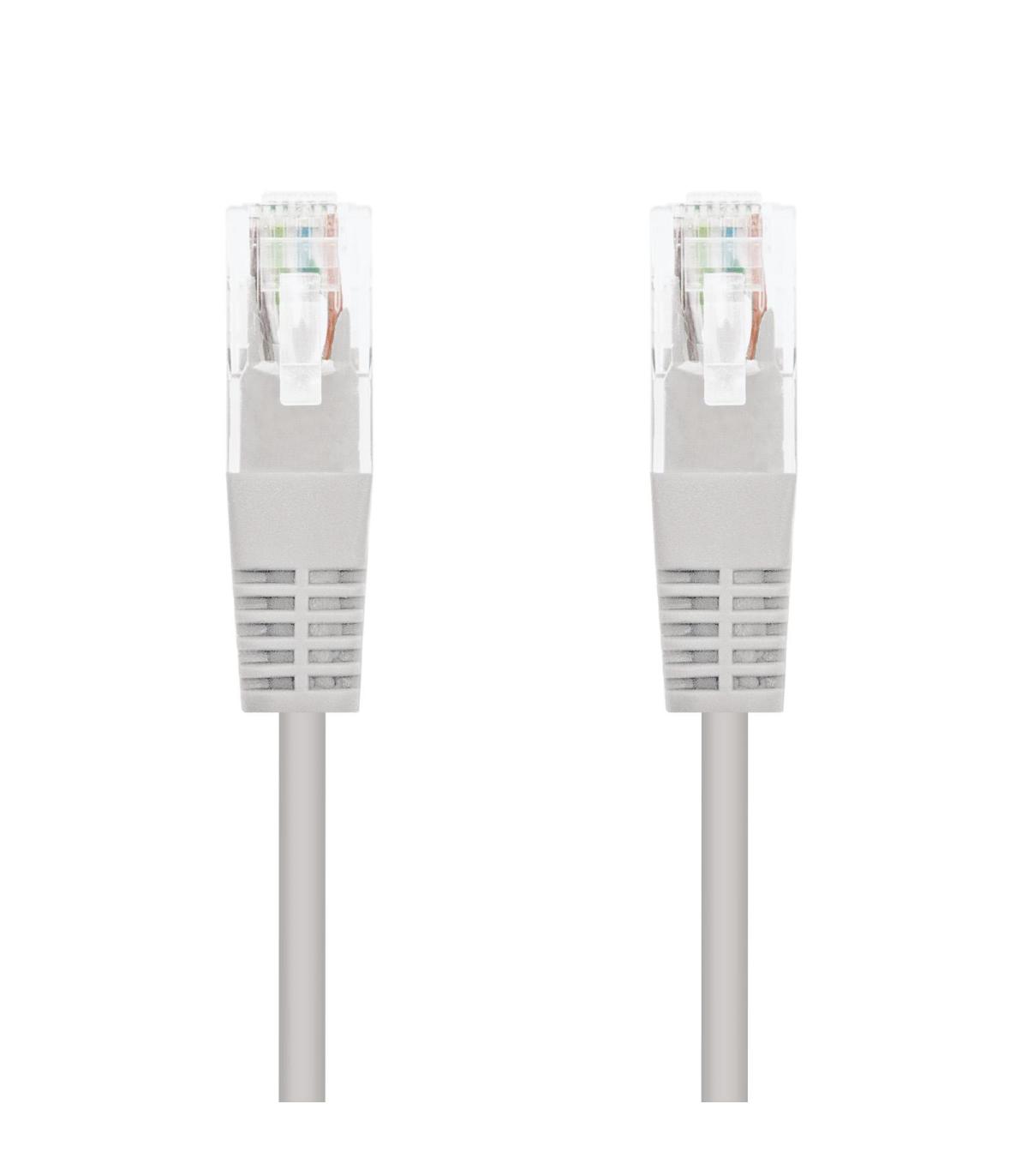 Nanocable Cable de Red Latiguillo RJ45 CAT.6 UTP AWG24, Gris, 30 m