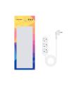 Nanocable Regleta de Enchufes con 3 Tomas, 1.4 m, Blanco