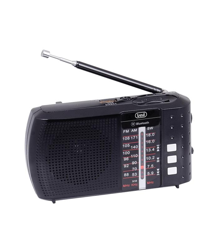 Trevi 0RA7F2000 radio Portátil Analógico y digital Negro