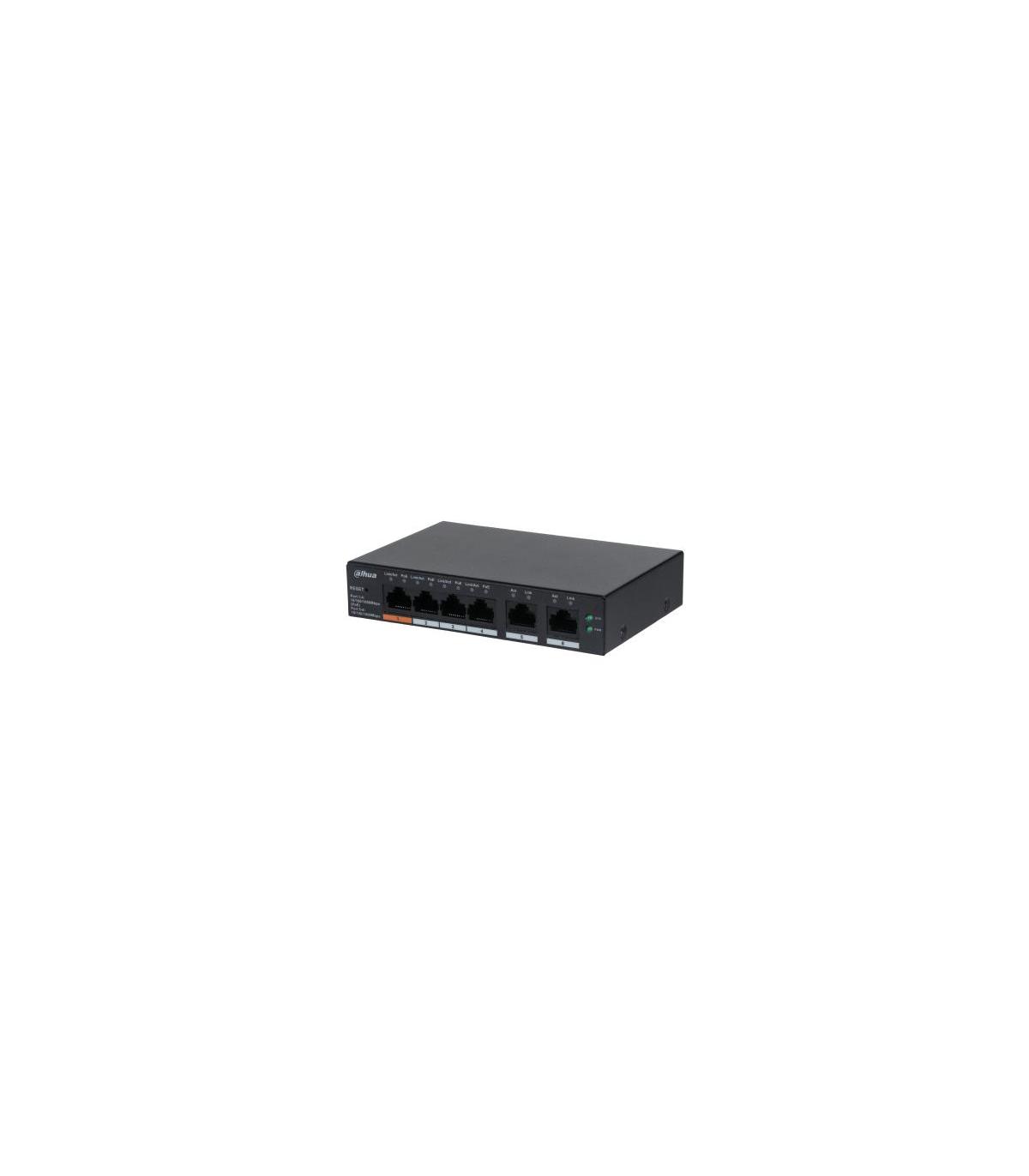 Dahua Technology DH-CS4006-4GT-60 switch Gestionado L2 Gigabit Ethernet (10 100 1000) Energía sobre Ethernet (PoE) Negro