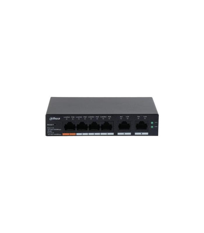 Dahua Technology DH-CS4006-4GT-60 switch Gestionado L2 Gigabit Ethernet (10 100 1000) Energía sobre Ethernet (PoE) Negro