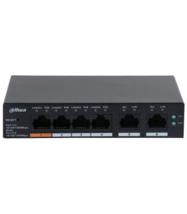 Dahua Technology DH-CS4006-4GT-60 switch Gestionado L2 Gigabit Ethernet (10 100 1000) Energía sobre Ethernet (PoE) Negro