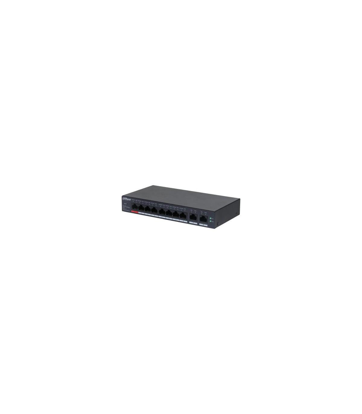 Dahua Technology DH-CS4010-8GT-110 switch Gestionado L2 Gigabit Ethernet (10 100 1000) Energía sobre Ethernet (PoE) Negro