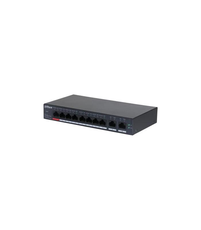 Dahua Technology DH-CS4010-8ET-110 switch Gestionado L2 Fast Ethernet (10 100) Energía sobre Ethernet (PoE) Negro