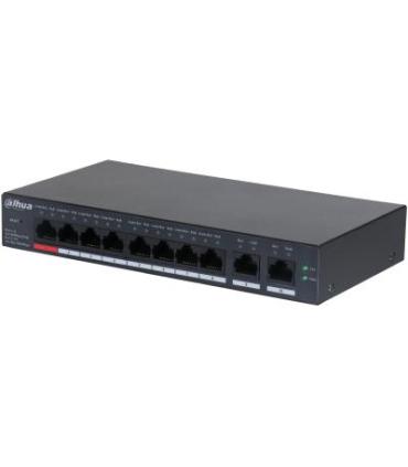 Dahua Technology DH-CS4010-8ET-110 switch Gestionado L2 Fast Ethernet (10 100) Energía sobre Ethernet (PoE) Negro