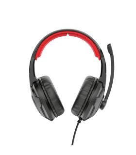 Trust GXT 411 Radius Auriculares Alámbrico Diadema Juego Negro, Rojo