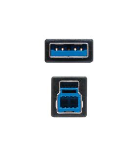 Nanocable 10.01.0802-BK cable USB USB 3.2 Gen 1 (3.1 Gen 1) 2 m USB A USB B Negro