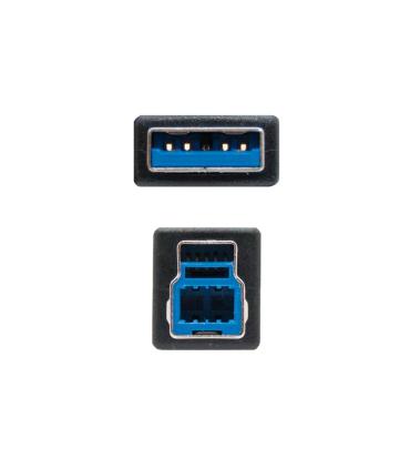 Nanocable 10.01.0802-BK cable USB USB 3.2 Gen 1 (3.1 Gen 1) 2 m USB A USB B Negro