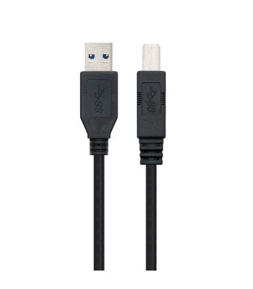 Nanocable 10.01.0802-BK cable USB USB 3.2 Gen 1 (3.1 Gen 1) 2 m USB A USB B Negro