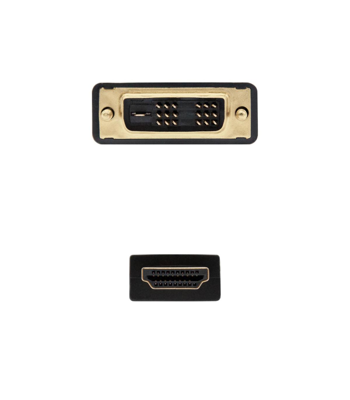 Nanocable CABLE DVI A HDMI DVI18+1 M-HDMI A M 1.8 M