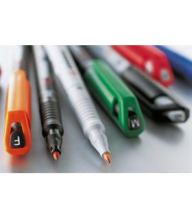 STABILO OHPen universal permanent, 4 Pack marcador permanente Punta redonda Negro, Azul, Verde, Rojo 4 pieza(s)