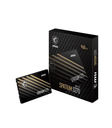 MSI SPATIUM S270 SATA 2.5 960GB unidad de estado sólido 2.5" Serial ATA III 3D NAND
