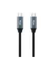 Nanocable Cable USB 3.2 Gen2x2 20Gbps 5A 100W 4K 60Hz USB-C M-USB-C M, 2 m