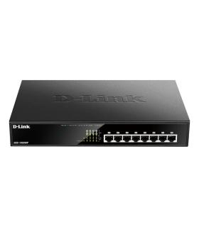 D-Link DGS-1008MP switch No administrado Gigabit Ethernet (10 100 1000) Energía sobre Ethernet (PoE) 1U Negro