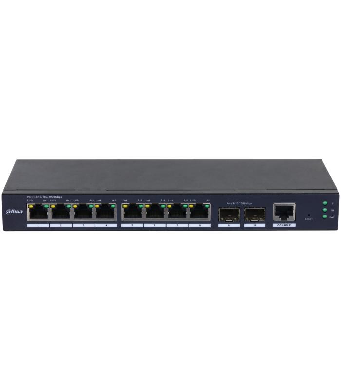 Dahua Technology SG4010-2F Gestionado L2 Gigabit Ethernet (10 100 1000) Negro