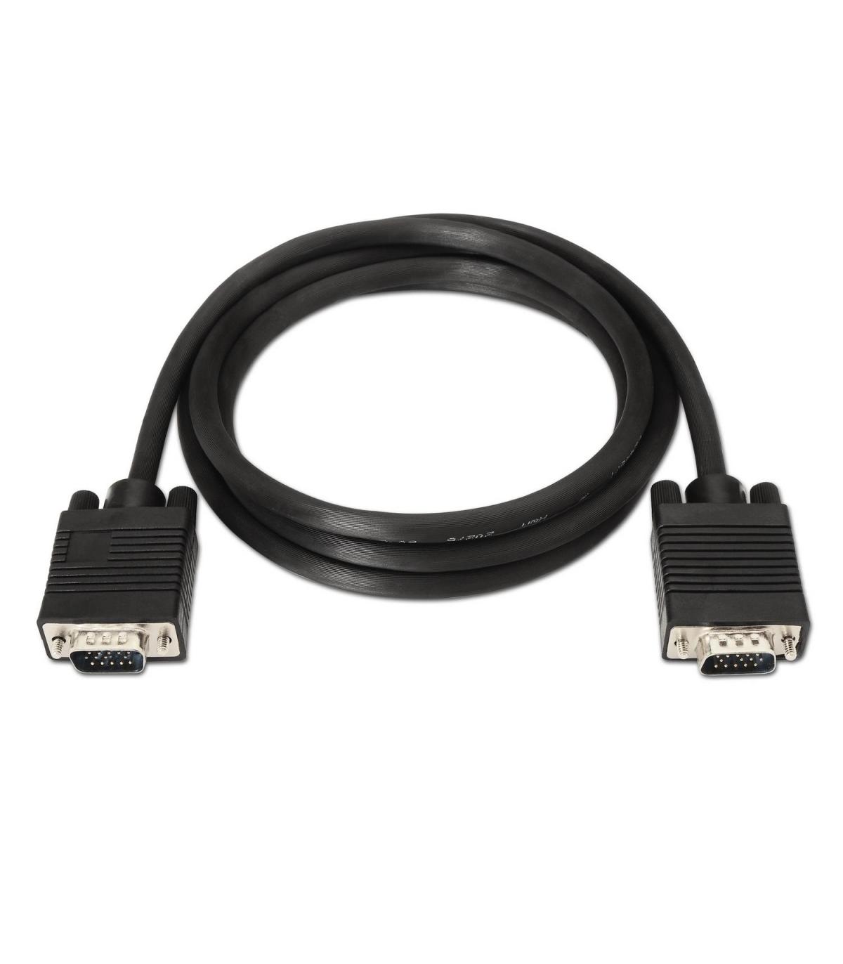 AISENS A113-0068 cable VGA 1,8 m VGA (D-Sub) Negro