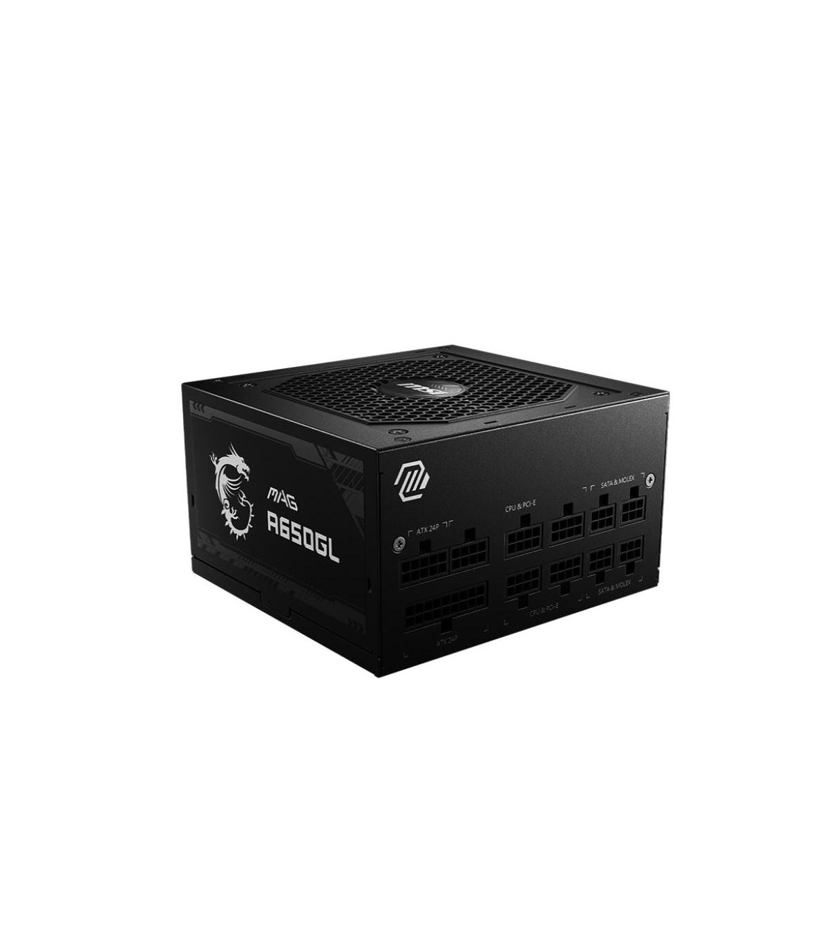 MSI MAG A650GL unidad de fuente de alimentación 650 W 20+4 pin ATX ATX Negro