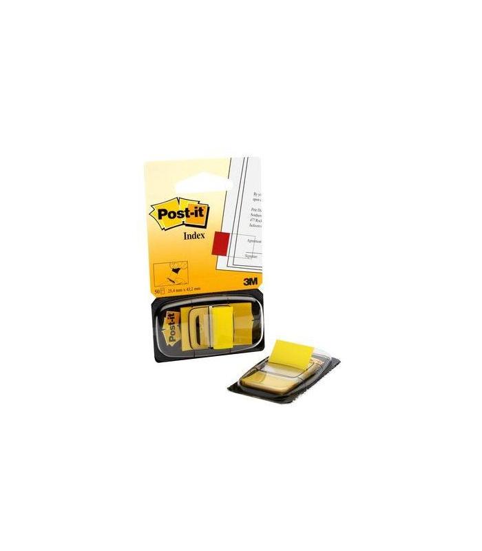 3M I680-5 etiqueta autoadhesiva Rectángulo Desmontable Amarillo 50 pieza(s)