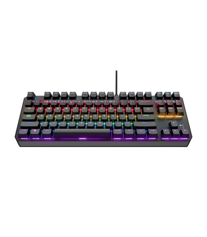 Trust GXT 834 CALLAZ teclado Juego USB QWERTY Negro