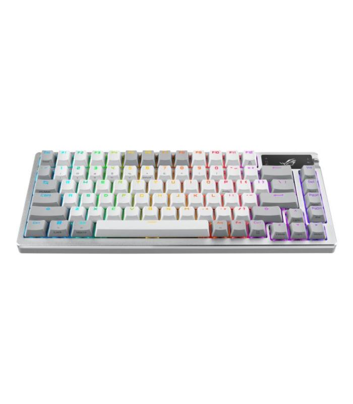 ASUS ROG Azoth teclado Juego RF Wireless + Bluetooth QWERTY Blanco