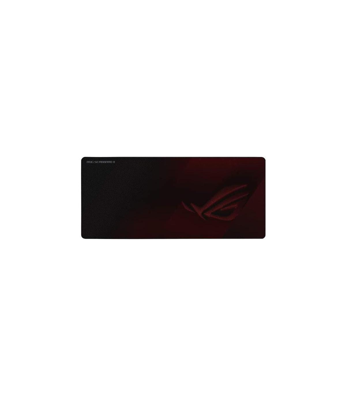 ASUS ROG Strix Scabbard II Alfombrilla de ratón para juegos Negro, Rojo