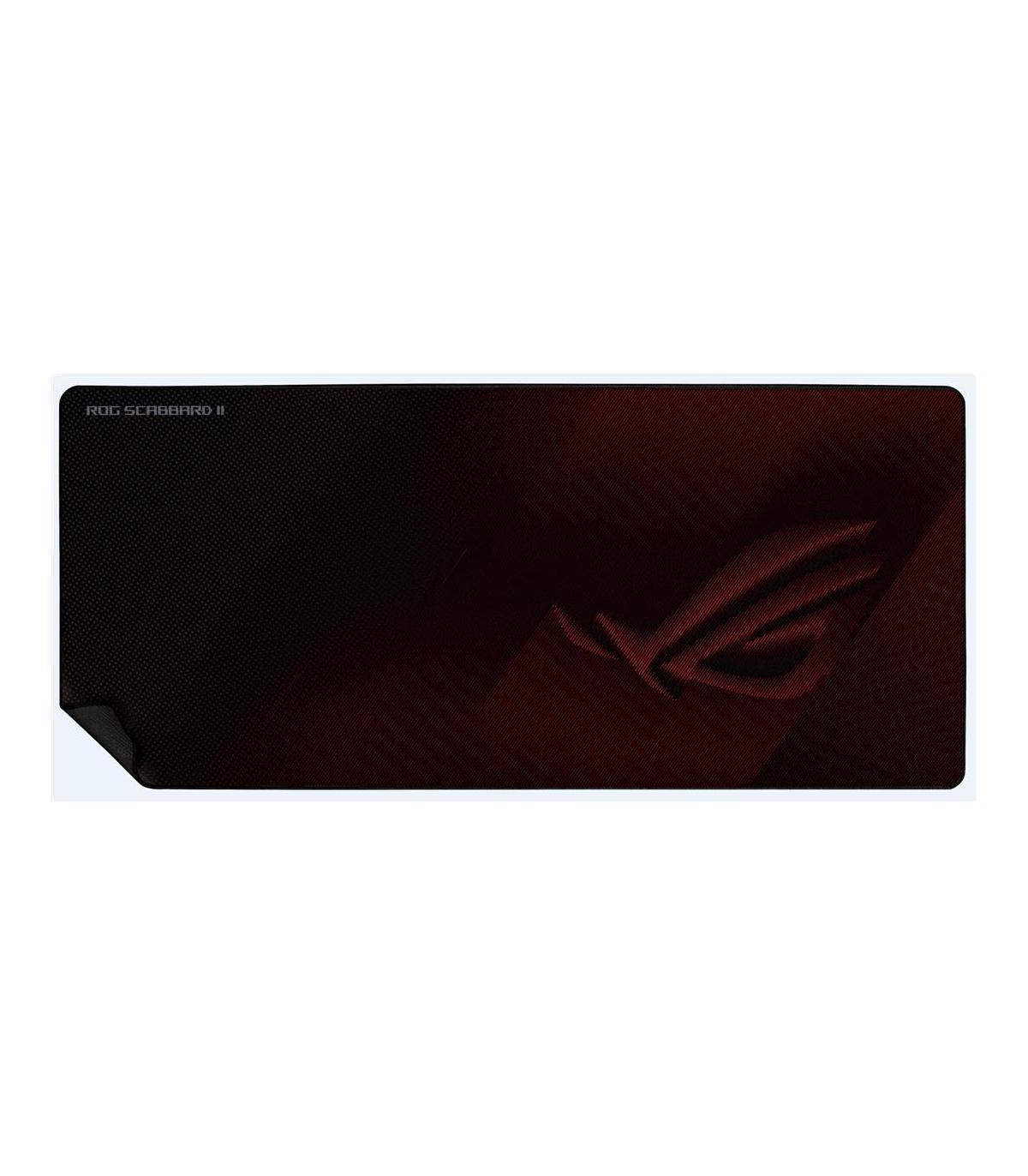 ASUS ROG Strix Scabbard II Alfombrilla de ratón para juegos Negro, Rojo