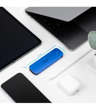 TooQ Caja externa para SSD M.2 NVMe, Azul