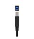 AISENS Cable USB 3.0 Impresora Tipo A M-B M, Negro, 3.0m