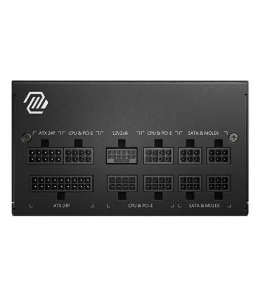 MSI MAG A850GL PCIE5 unidad de fuente de alimentación 850 W 20+4 pin ATX ATX Negro