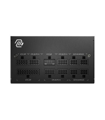 MSI MAG A750GL PCIE5 unidad de fuente de alimentación 750 W 20+4 pin ATX ATX Negro