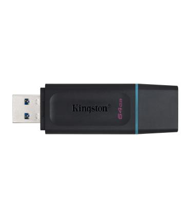 Kingston Technology DataTraveler Exodia unidad flash USB 64 GB USB tipo A 3.2 Gen 1 (3.1 Gen 1) Negro, Turquesa