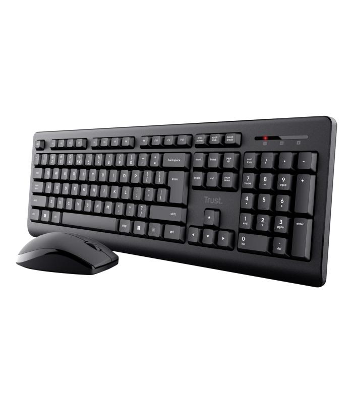 Trust Primo teclado Ratón incluido Oficina RF inalámbrico QWERTY Español Negro