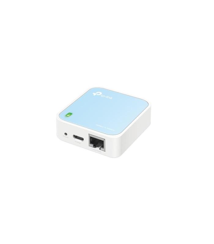 TP-Link TL-WR802N router inalámbrico Ethernet rápido Banda única (2,4 GHz) Azul, Blanco