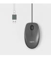 Logitech M100 ratón Oficina Ambidextro USB tipo A Óptico 1000 DPI