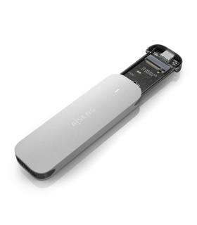 AISENS Caja Externa M.2 (NGFF) ASM2-025SL NVMe a USB3.2 Gen2, Plata