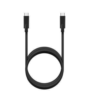 AISENS Cable USB 3.2 Gen1 5Gbps 4k@60Hz 3A 60W E-Marker, Tipo USB-C M-USB-C M, Negro, 5.0m