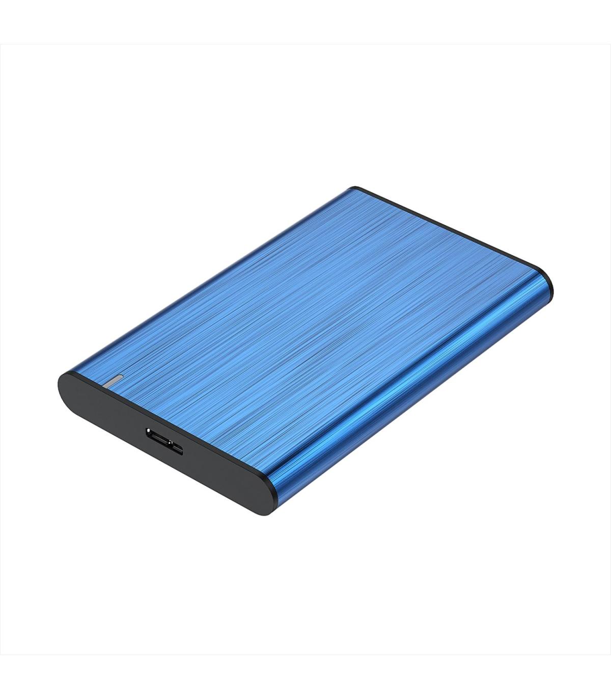 AISENS Caja Externa 2,5" ASE-2525BLU 9.5mm SATA a USB 3.0 USB3.1 Gen1, Azul