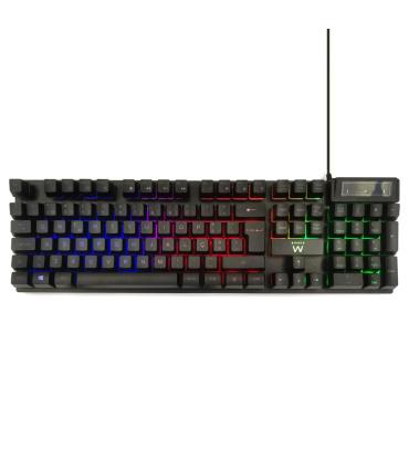 Ewent PL3319 teclado Juego USB QWERTY Portugués Negro