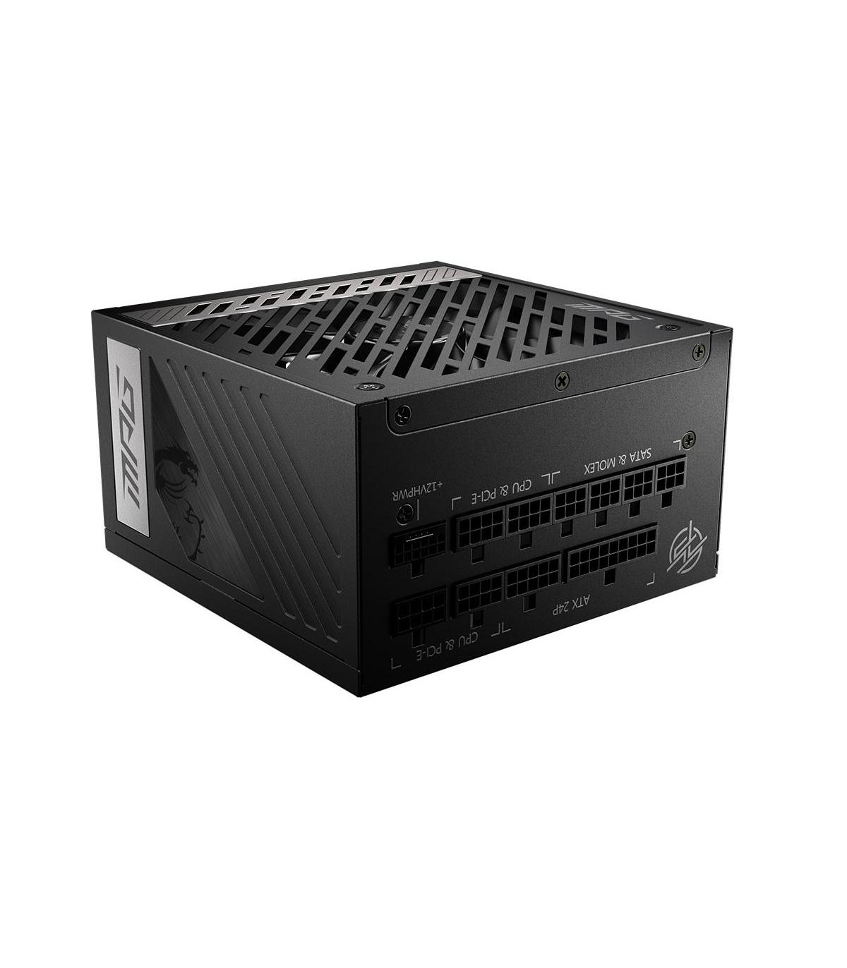 MSI MPG A1000G PCIE5 unidad de fuente de alimentación 1000 W 20+4 pin ATX ATX Negro
