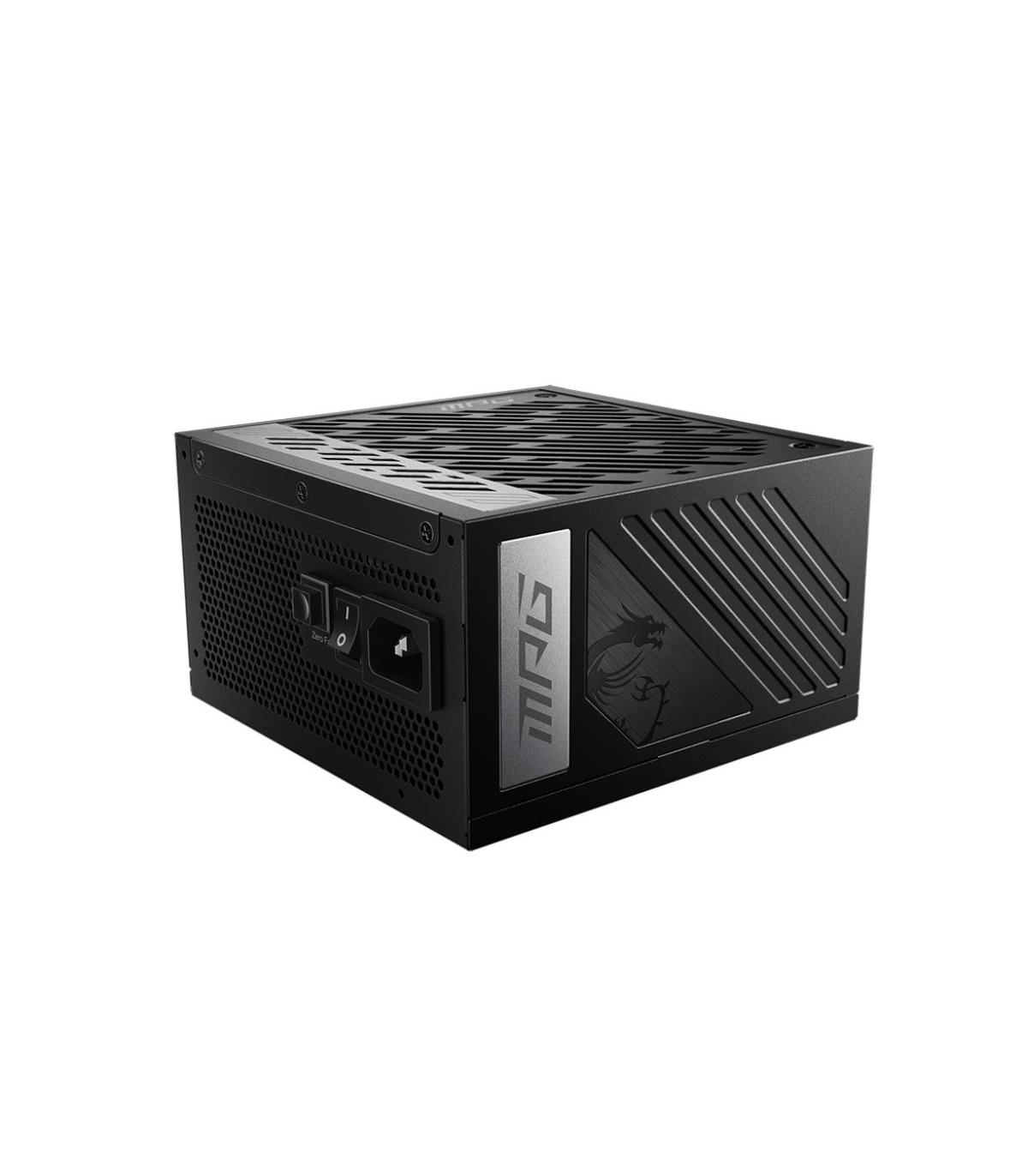 MSI MPG A1000G PCIE5 unidad de fuente de alimentación 1000 W 20+4 pin ATX ATX Negro