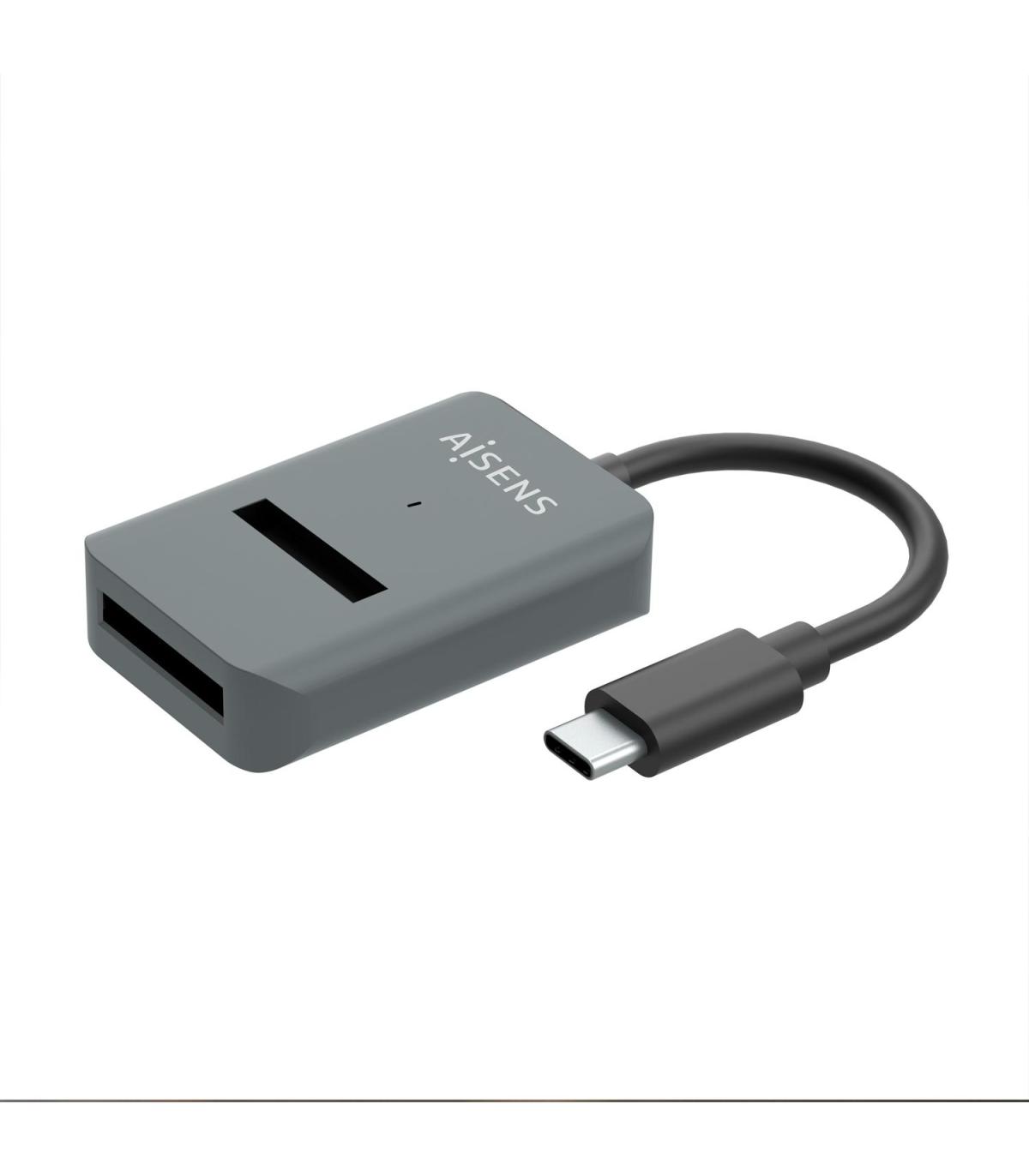 AISENS USB-C Dock M.2 (NGFF) ASUC-M2D012-GR SATA NVMe A USB3.1 Gen2, Gris