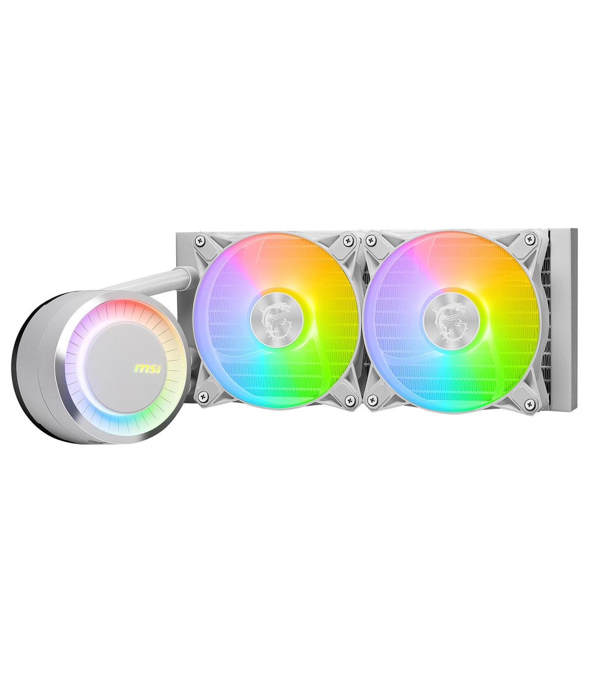 MSI MAG CORELIQUID E240 WHITE sistema de refrigeración para ordenador Placa base, Procesador Kit de refrigeración líquida 12 cm