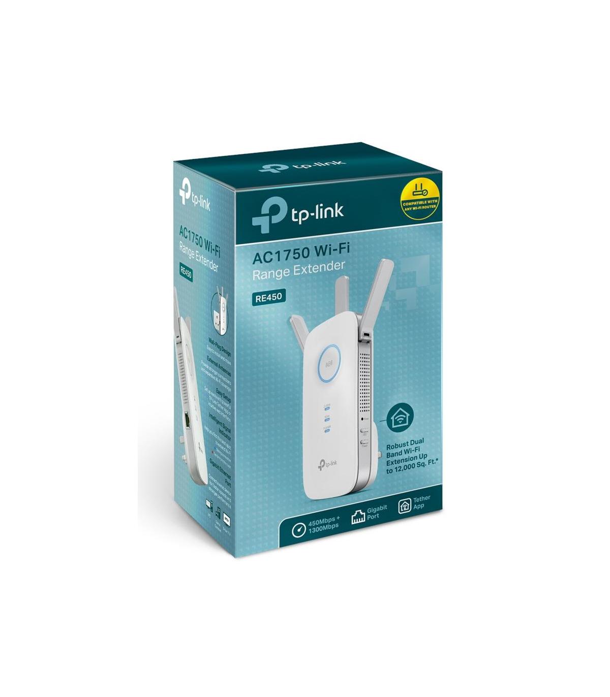TP-Link RE450 Repetidor de red Blanco 10, 100, 1000 Mbit s