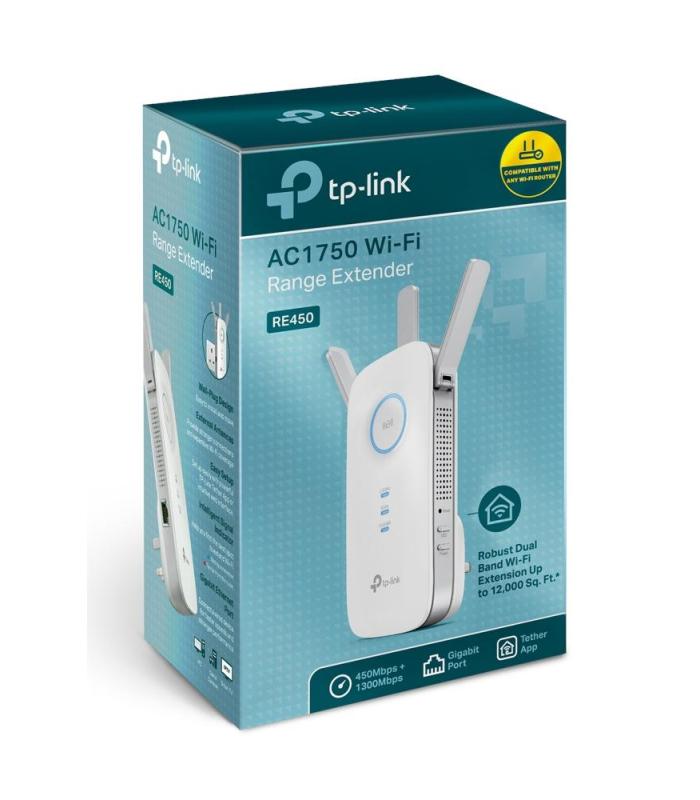 TP-Link RE450 Repetidor de red Blanco 10, 100, 1000 Mbit s