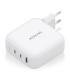 AISENS Cargador GaN 140W, 2xUSB-C PD3.1 QC4.0, 1xUSB-A QC3.0, Blanco