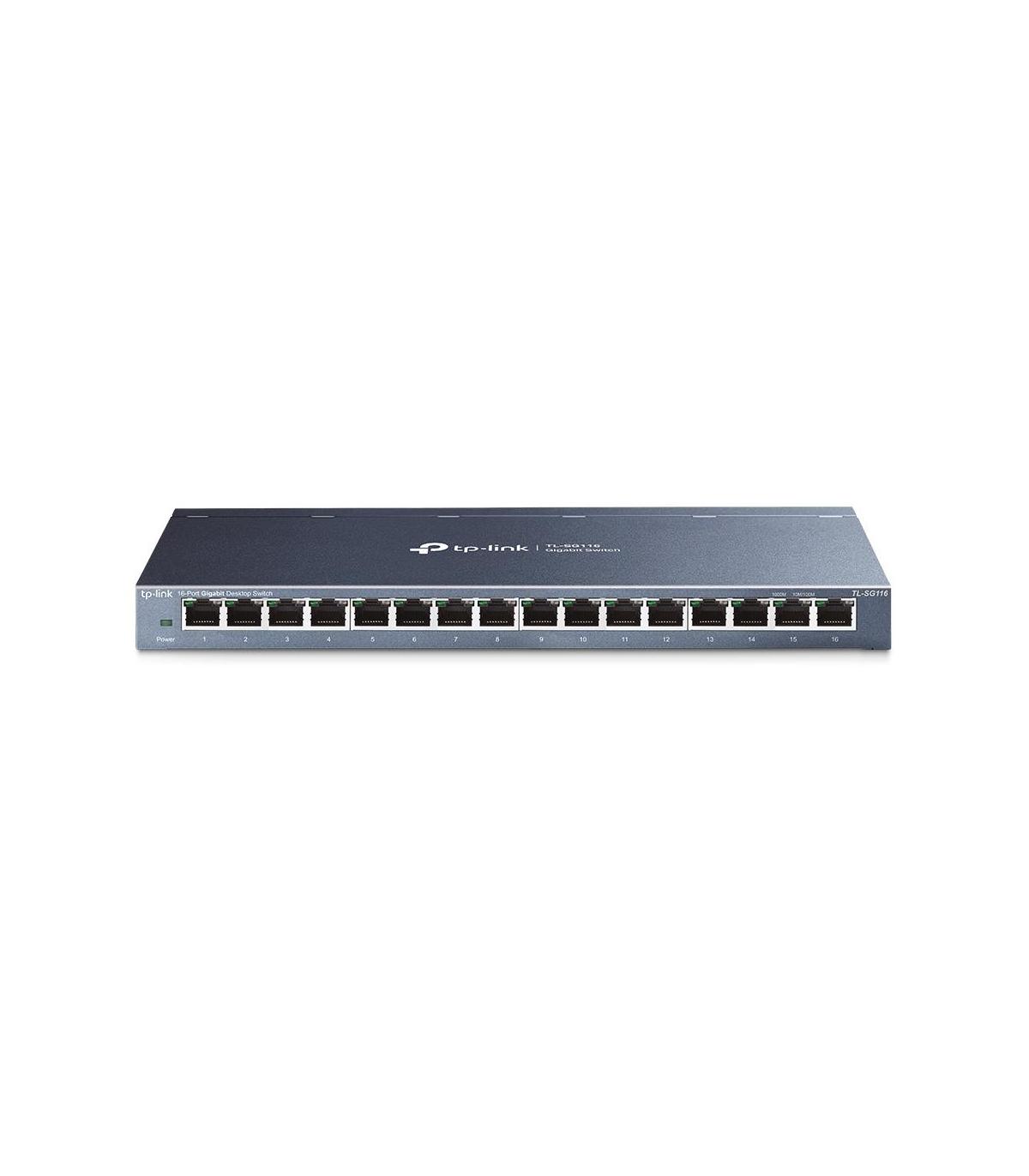 TP-Link TL-SG116 No administrado Gigabit Ethernet (10 100 1000) Negro