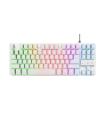 Trust GXT 833W Thado teclado Juego USB QWERTY Español Blanco