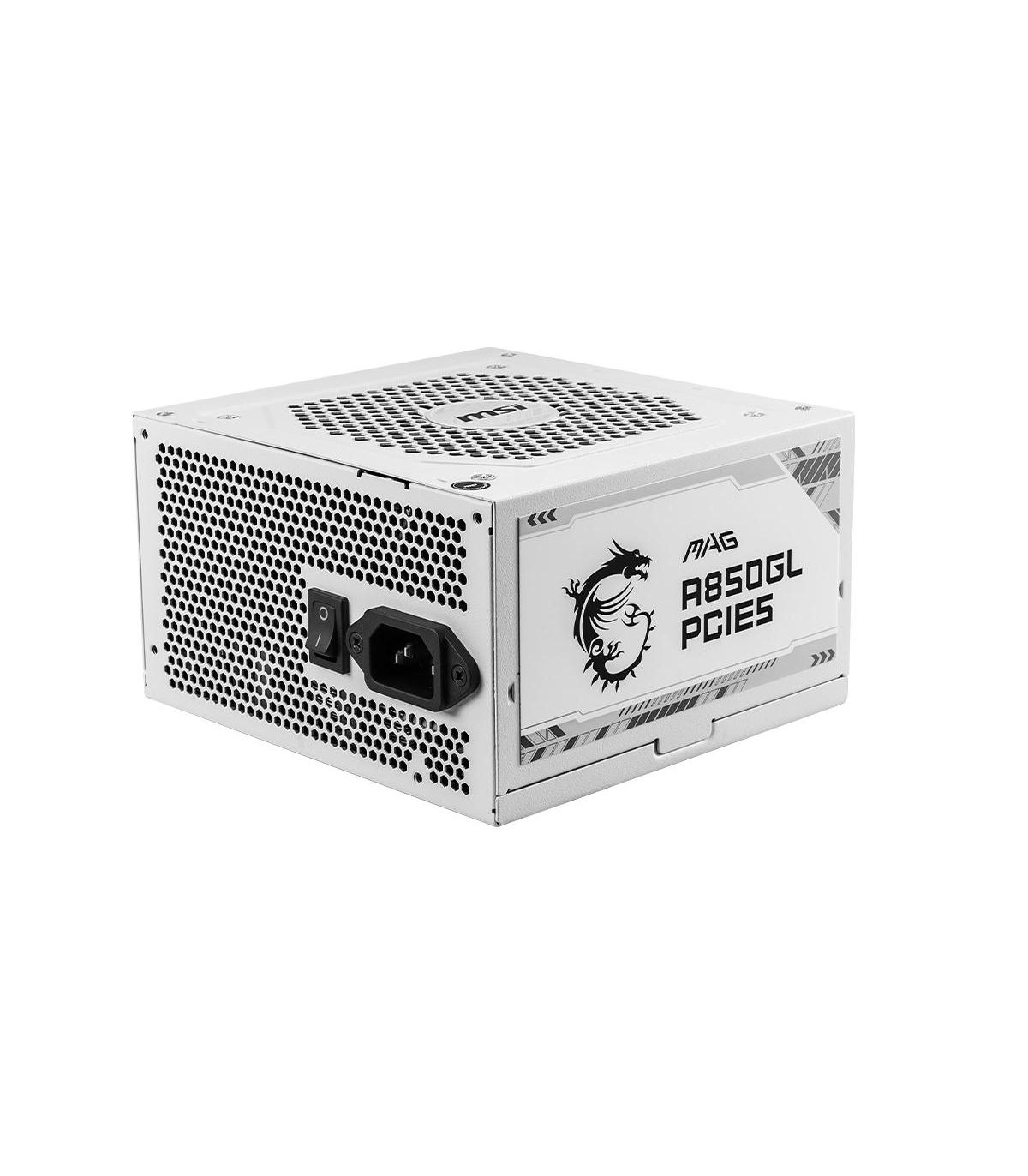 MSI MAG A850GL PCIE5 WHITE unidad de fuente de alimentación 850 W 20+4 pin ATX ATX Blanco