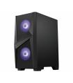 MSI MAG Forge 100M Midi Tower Negro, Transparente